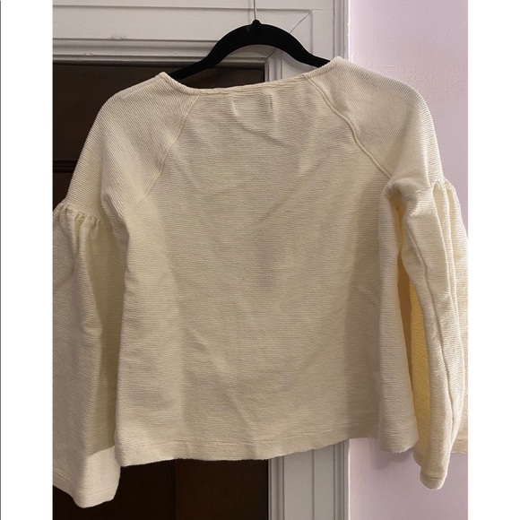 Madewell Texture & Thread shirred sleeve top - Picture 2 of 3